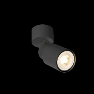 PURI 2.0 Tube, Wand- und Deckenaufbauleuchte, 1x max. 6 W GU10, schwarz