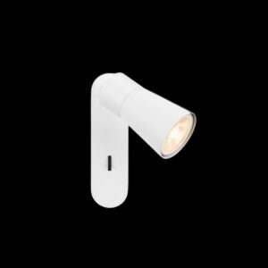 PURI 2.0 Cone, Wand- und Deckenaufbauleuchte, Schalter, rechteckig, 1x max. 6 W GU10, weiß