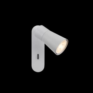 PURI 2.0 Cone, Wand- und Deckenaufbauleuchte, Schalter, rechteckig, 1x max. 6 W GU10, grau