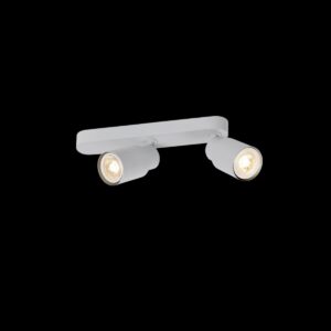 PURI 2.0 Tube, Wand- und Deckenaufbauleuchte, asymmetrisch, 2 x max. 6 W GU10, grau