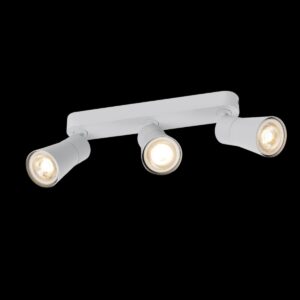 PURI 2.0 Cone, Wand- und Deckenaufbauleuchte, long, 3 x max. 6 W GU10, grau