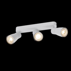 PURI 2.0 Dome, Wand- und Deckenaufbauleuchte, long, 3 x max. 6 W GU10, grau