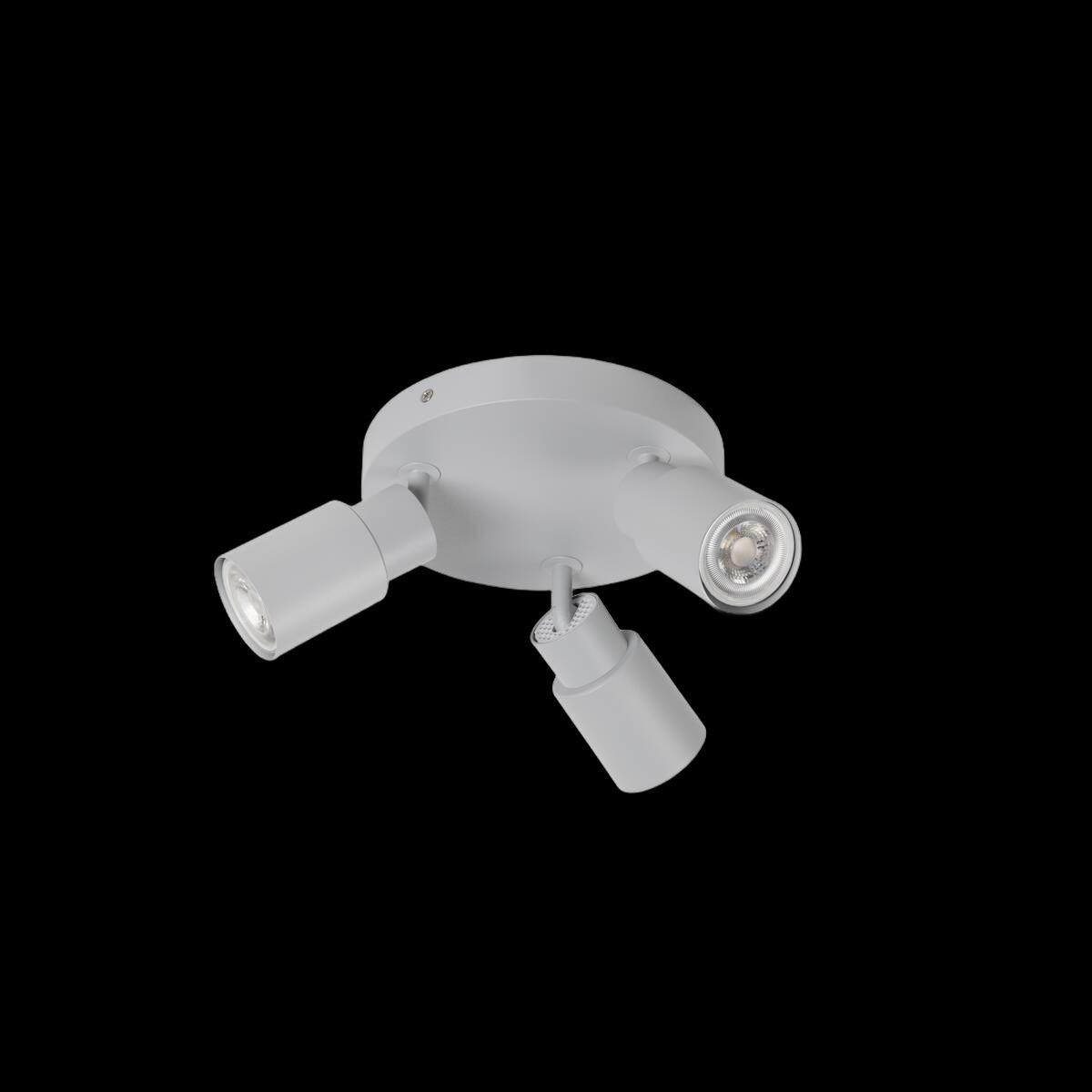 PURI 2.0 Tube, Wand- und Deckenaufbauleuchte, rund, 3 x max. 6 W GU10, grau – Bild 2