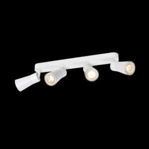 PURI 2.0 Cone, Wand- und Deckenaufbauleuchte, long, 4 x max. 6 W GU10, weiß