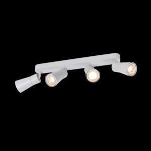 PURI 2.0 Cone, Wand- und Deckenaufbauleuchte, long, 4 x max. 6 W GU10, grau