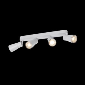 PURI 2.0 Dome, Wand- und Deckenaufbauleuchte, long, 4 x max. 6 W GU10, grau