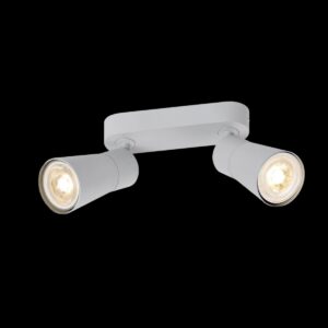 PURI 2.0 Cone, Wand- und Deckenaufbauleuchte, long, 2 x max. 6 W GU10, grau