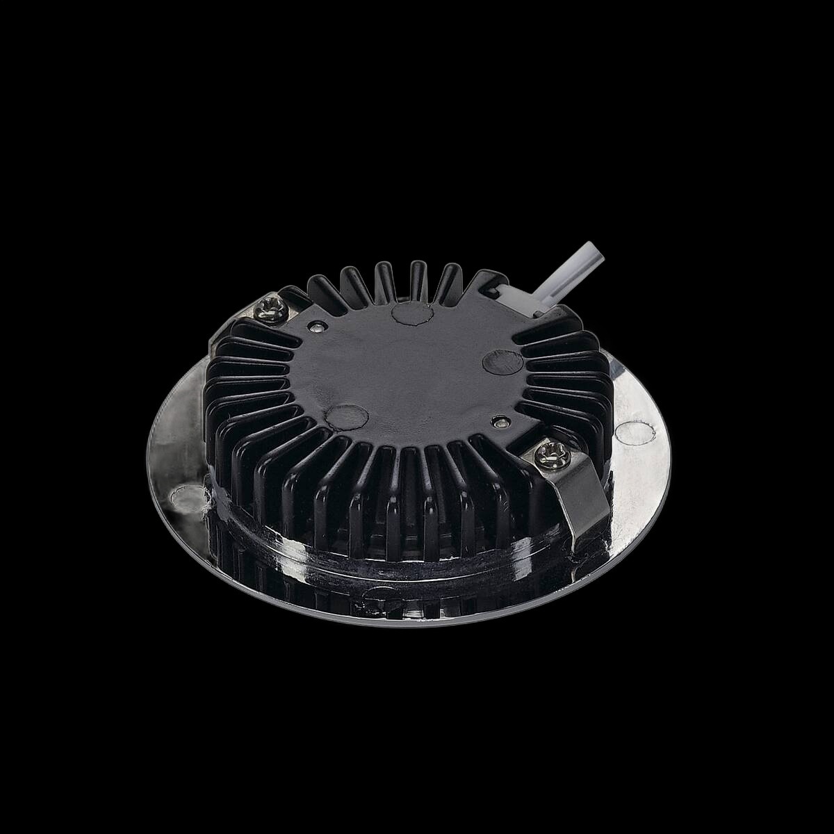 DL 126, Einbauleuchte, LED SMD, 3000 K, rund, chrom, max. 3 W, inkl. Blattfedern – Bild 2