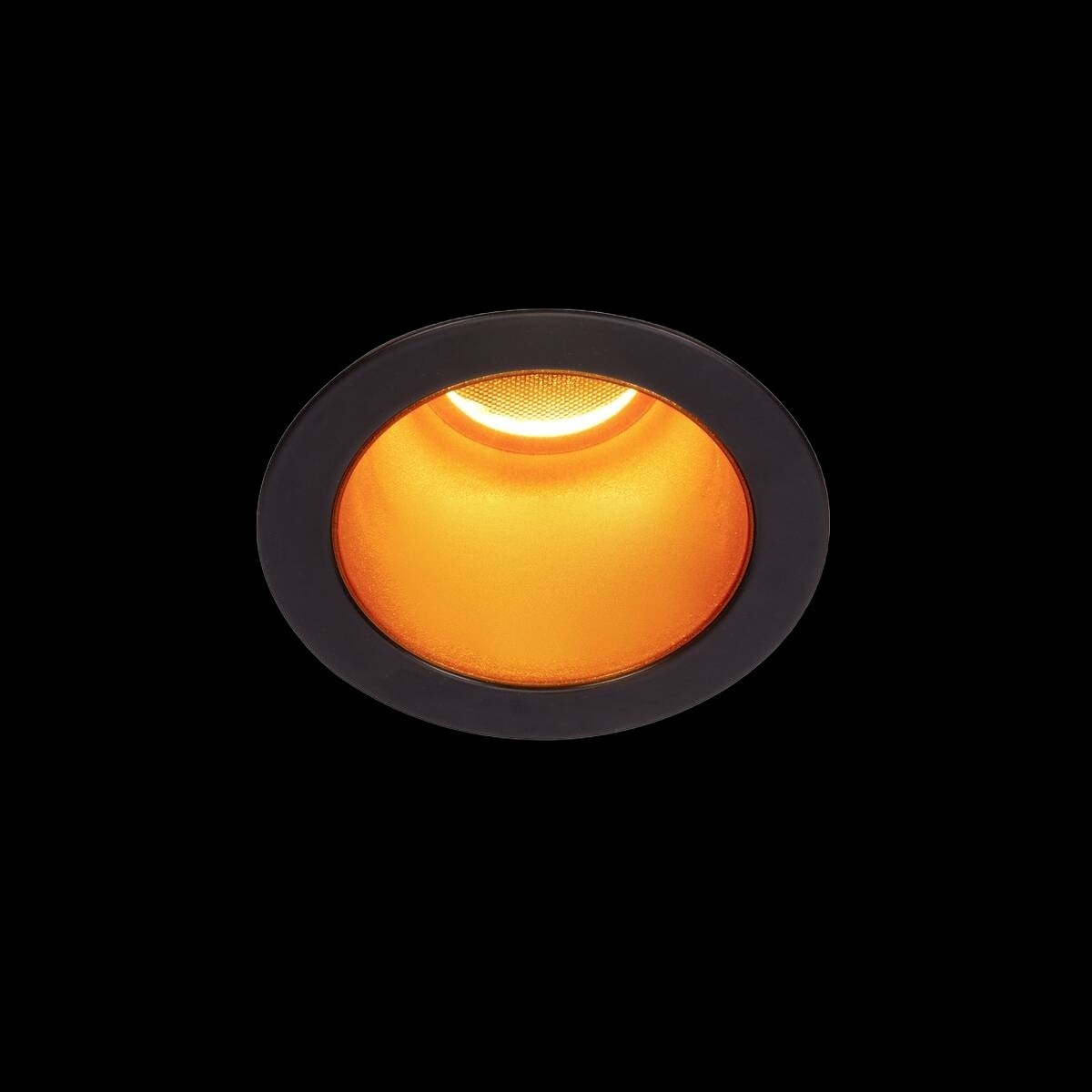 HORN MAGNA LED, Indoor Deckeneinbauleuchte schwarz/gold 3000 K 25°