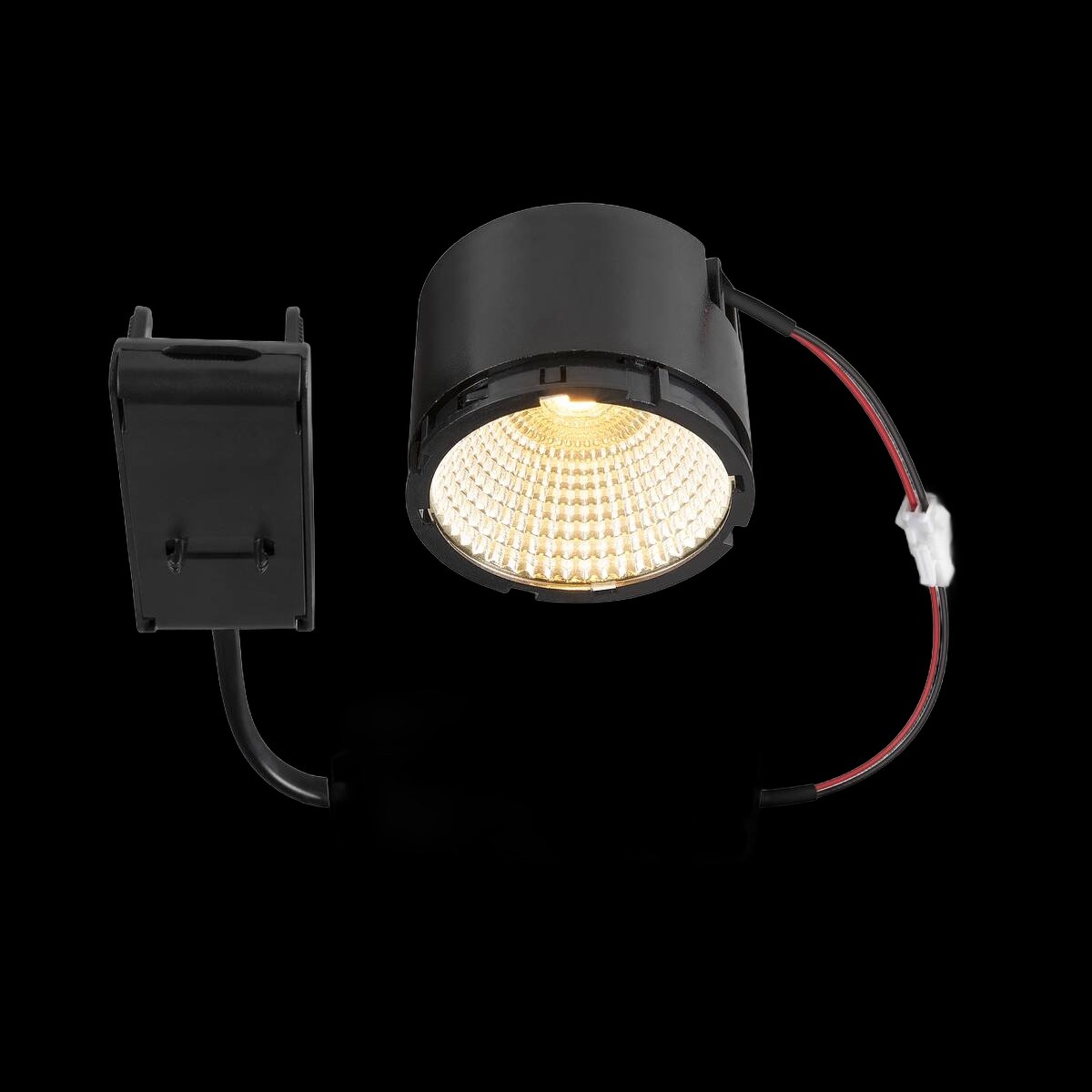 NEW TRIA®, LED-Modul, rund, 3000 K, 60°, PHASE, schwarz