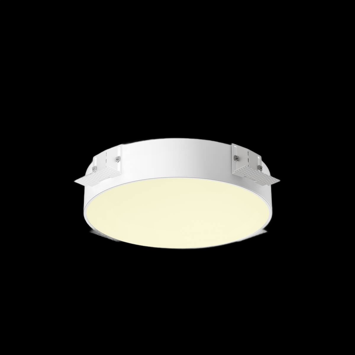 MEDO® 40, Deckeneinbauleuchte, frameless, 3000/4000 K, 80°, IP20, rund, weiß