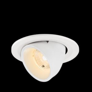 NUMINOS® GIMBLE S, Deckeneinbauleuchte, 2700 K, 40°, IP20, rund, weiß