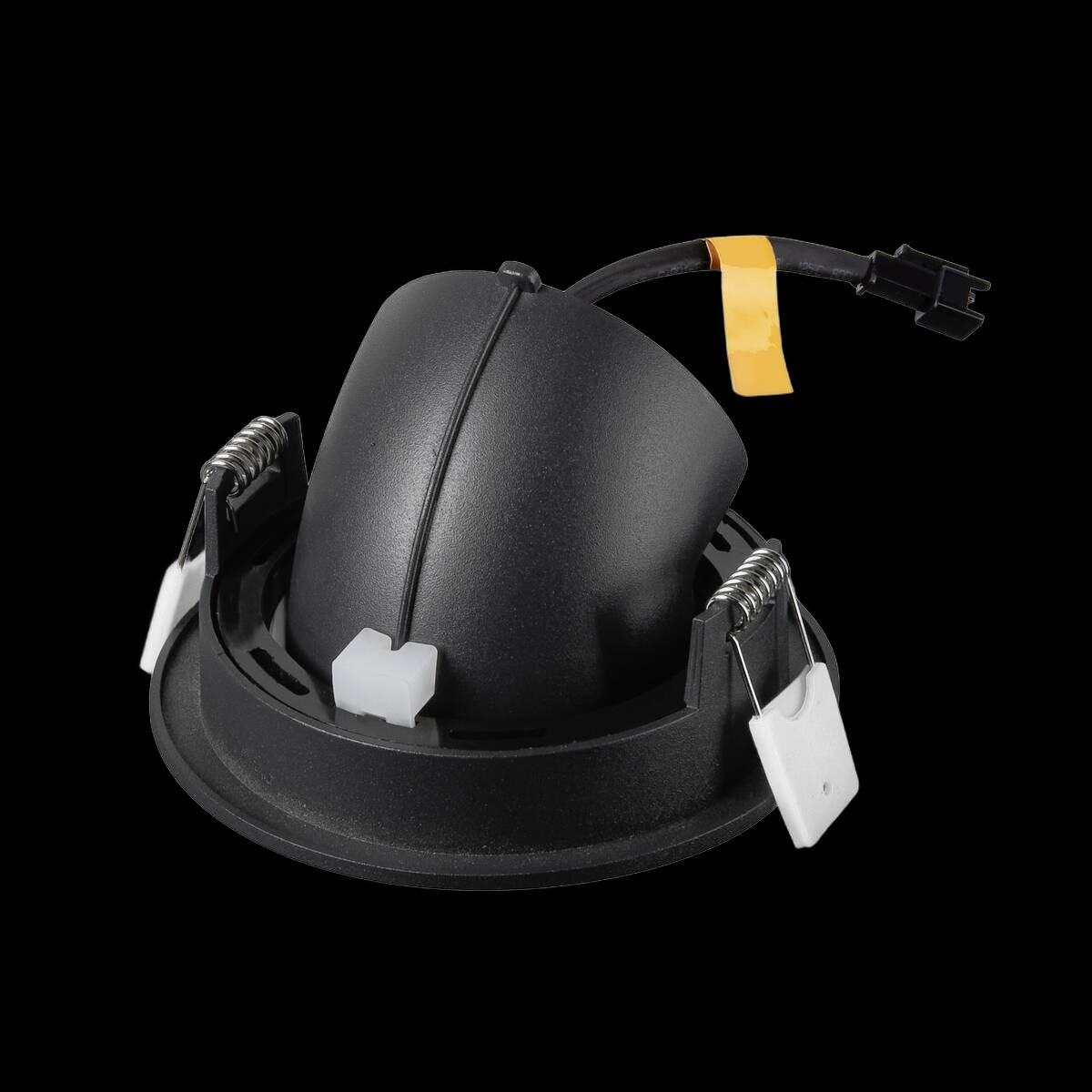 NUMINOS® GIMBLE S, Deckeneinbauleuchte, 3000 K, 40°, IP20, rund, schwarz / weiß – Bild 2