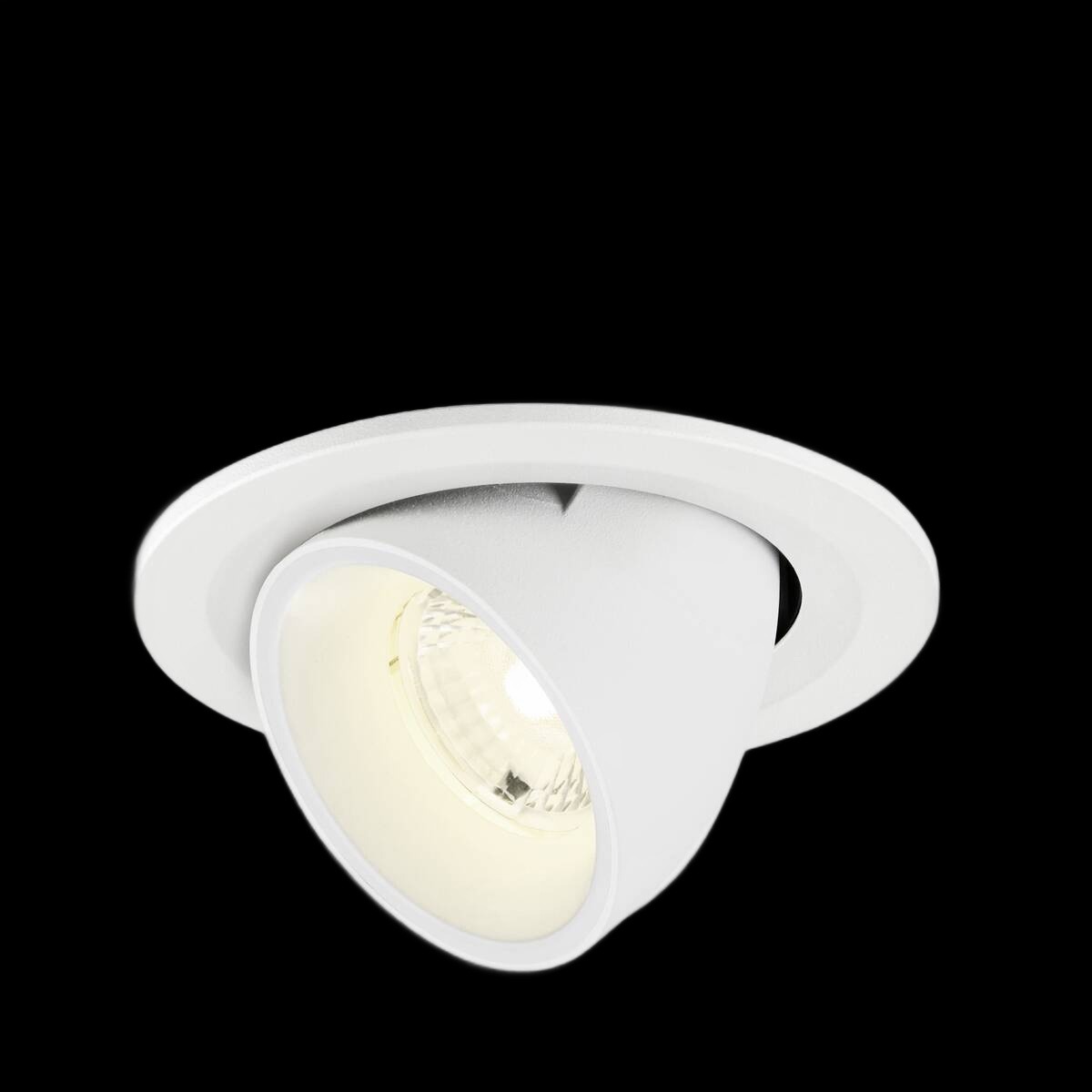 NUMINOS® GIMBLE S, Deckeneinbauleuchte, 4000 K, 40°, IP20, rund, weiß
