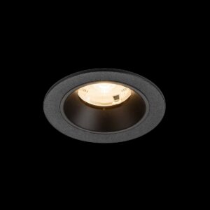 NUMINOS® S, Deckeneinbauleuchte, 2700 K, 20°, IP20, rund, schwarz