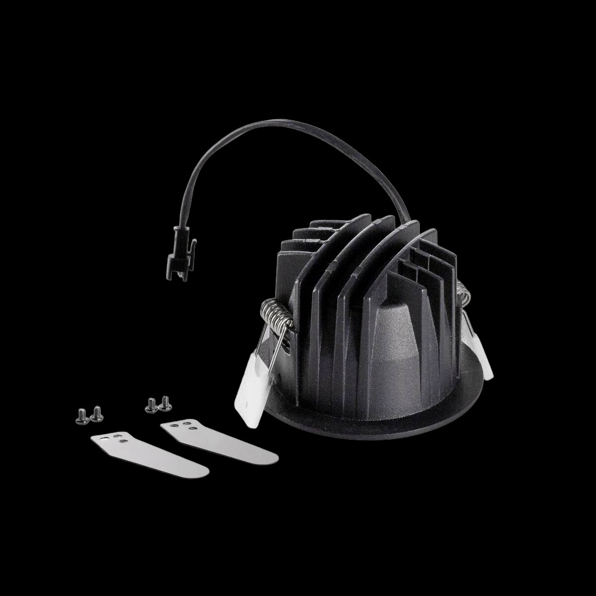 NUMINOS® S, Deckeneinbauleuchte, 2700 K, 40°, IP20, rund, schwarz / weiß – Bild 2