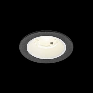 NUMINOS® S, Deckeneinbauleuchte, 4000 K, 20°, IP20, rund, schwarz / weiß