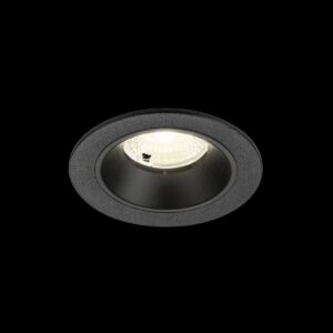 NUMINOS® S, Deckeneinbauleuchte, 4000 K, 40°, IP20, rund, schwarz