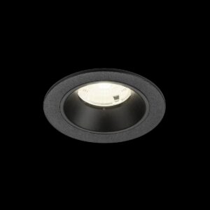NUMINOS® S, Deckeneinbauleuchte, 4000 K, 55°, IP20, rund, schwarz