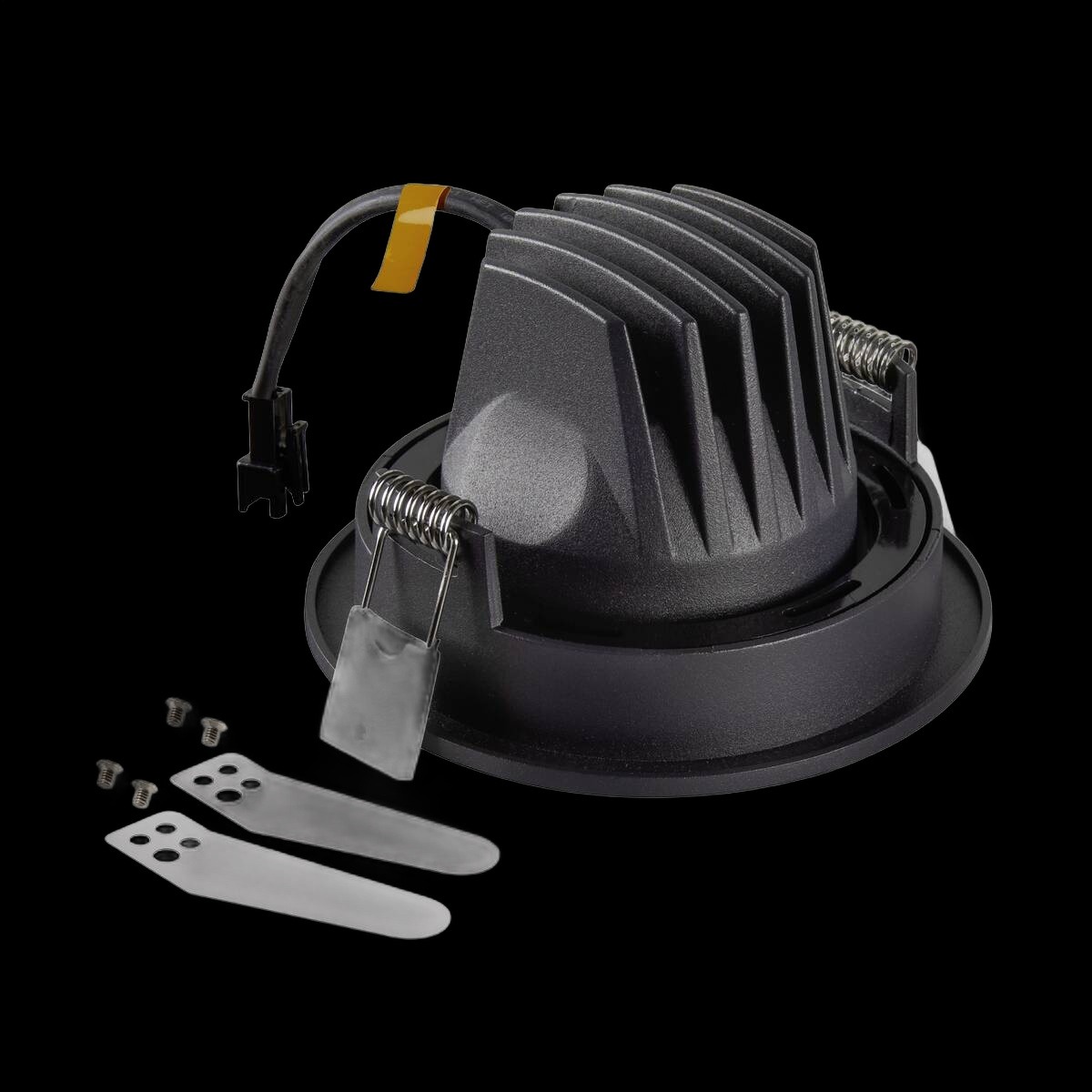 NUMINOS® MOVE S, Deckeneinbauleuchte, 3000 K, 40°, IP20, rund, schwarz – Bild 2