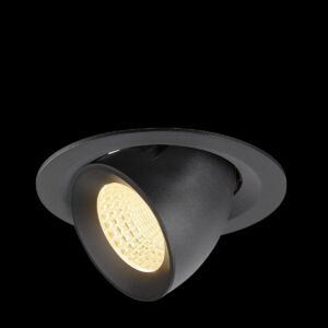 NUMINOS® GIMBLE M, Deckeneinbauleuchte, 3000 K, 55°, schwarz