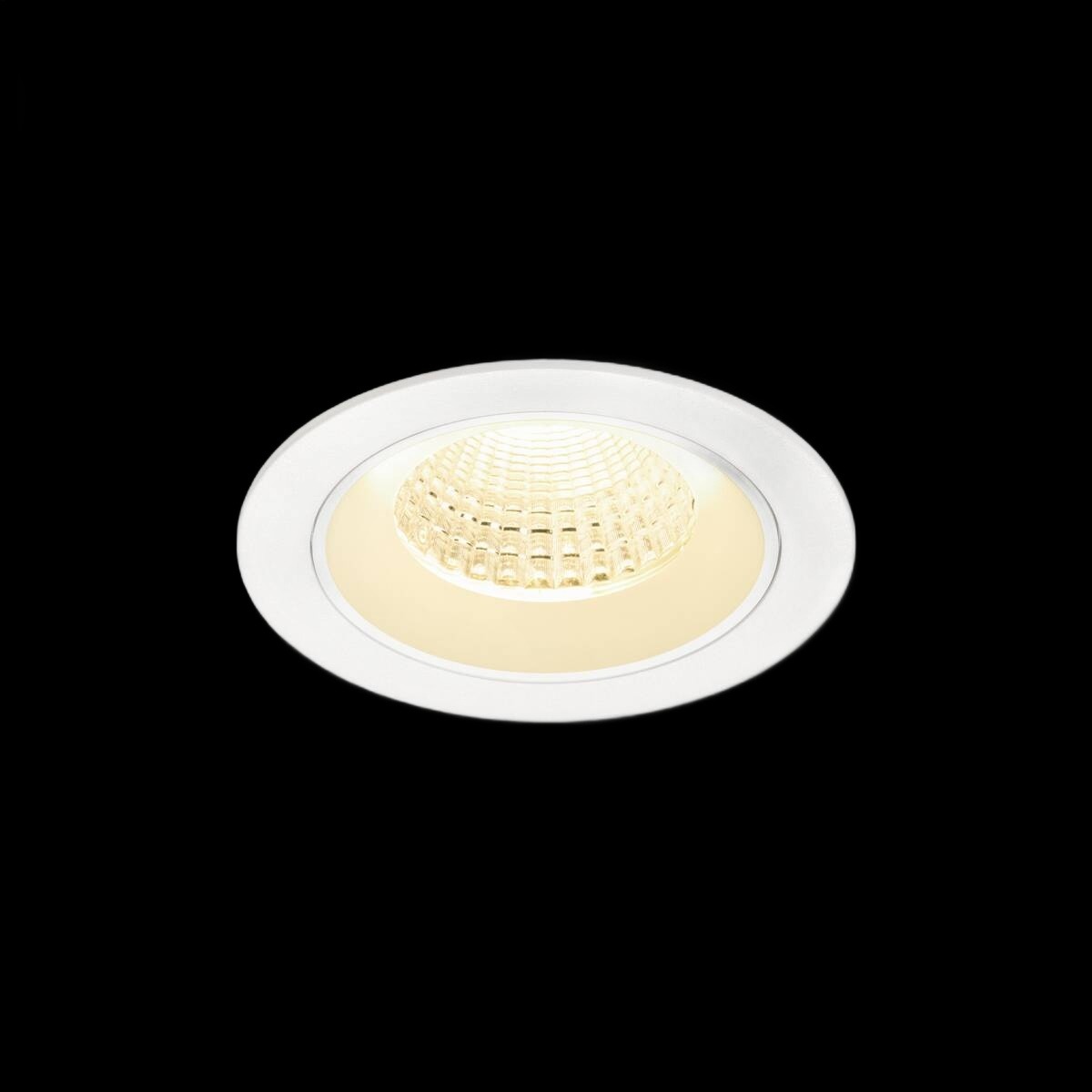 NUMINOS® M, Deckeneinbauleuchte, 3000 K, 55°, IP20, rund, weiß