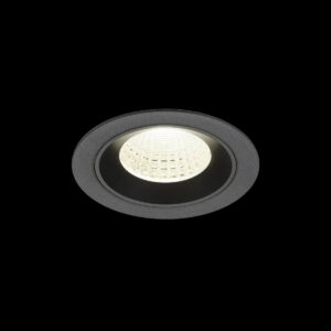 NUMINOS® M, Deckeneinbauleuchte, 4000 K, 55°, IP20, rund, schwarz