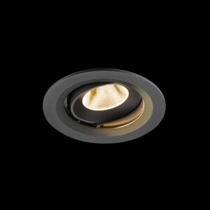 NUMINOS® MOVE M, Deckeneinbauleuchte, 2700 K, 20°, IP20, rund, schwarz