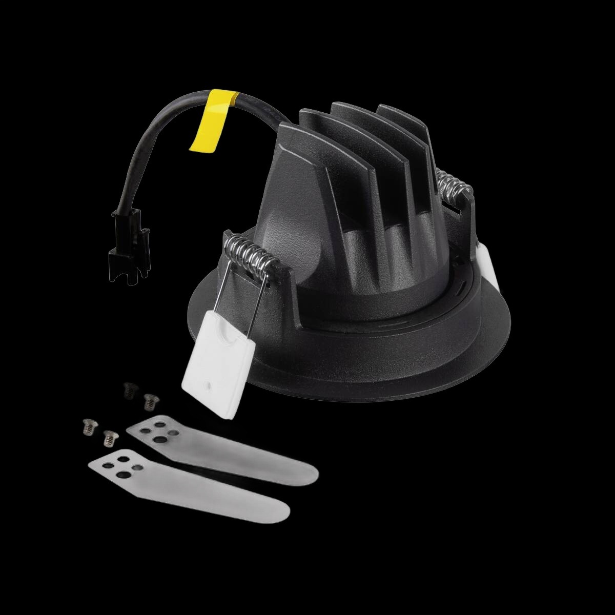 NUMINOS® MOVE M, Deckeneinbauleuchte, 3000 K, 55°, IP20, rund, schwarz – Bild 2