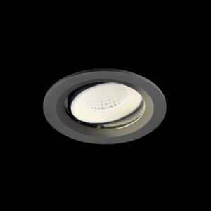 NUMINOS® MOVE M, Deckeneinbauleuchte, 4000 K, 40°, IP20, rund, schwarz / weiß