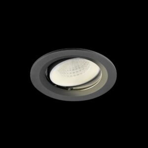 NUMINOS® MOVE M, Deckeneinbauleuchte, 4000 K, 55°, IP20, rund, schwarz / weiß