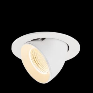 NUMINOS® GIMBLE L, Deckeneinbauleuchte, 2700 K, 55°, IP20, rund, weiß