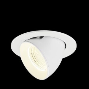 NUMINOS® GIMBLE L, Deckeneinbauleuchte, 4000 K, 55°, IP20, rund, weiß