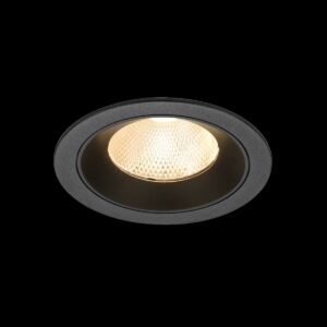 NUMINOS® L, Deckeneinbauleuchte, 2700 K, 20°, IP20, rund, schwarz
