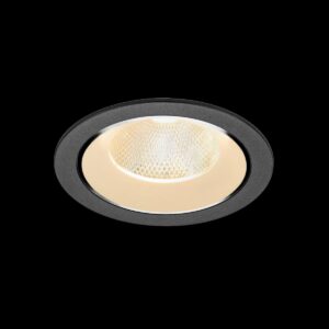 NUMINOS® L, Deckeneinbauleuchte, 2700 K, 20°, IP20, rund, schwarz / weiß