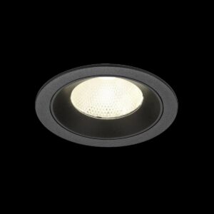 NUMINOS® L, Deckeneinbauleuchte, 4000 K, 20°, IP20, rund, schwarz