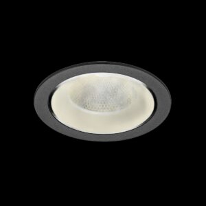 NUMINOS® L, Deckeneinbauleuchte, 4000 K, 20°, IP20, rund, schwarz / weiß
