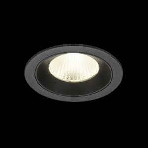 NUMINOS® L, Deckeneinbauleuchte, 4000 K, 40°, IP20, rund, schwarz