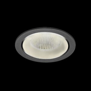 NUMINOS® L, Deckeneinbauleuchte, 4000 K, 40°, IP20, rund, schwarz / weiß
