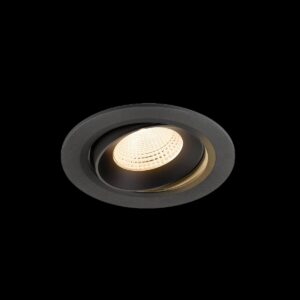 NUMINOS® MOVE L, Deckeneinbauleuchte, 2700 K, 55°, IP20, rund, schwarz