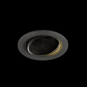 NUMINOS® MOVE L, Deckeneinbauleuchte, 3000 K, 40°, IP20, rund, schwarz / weiß