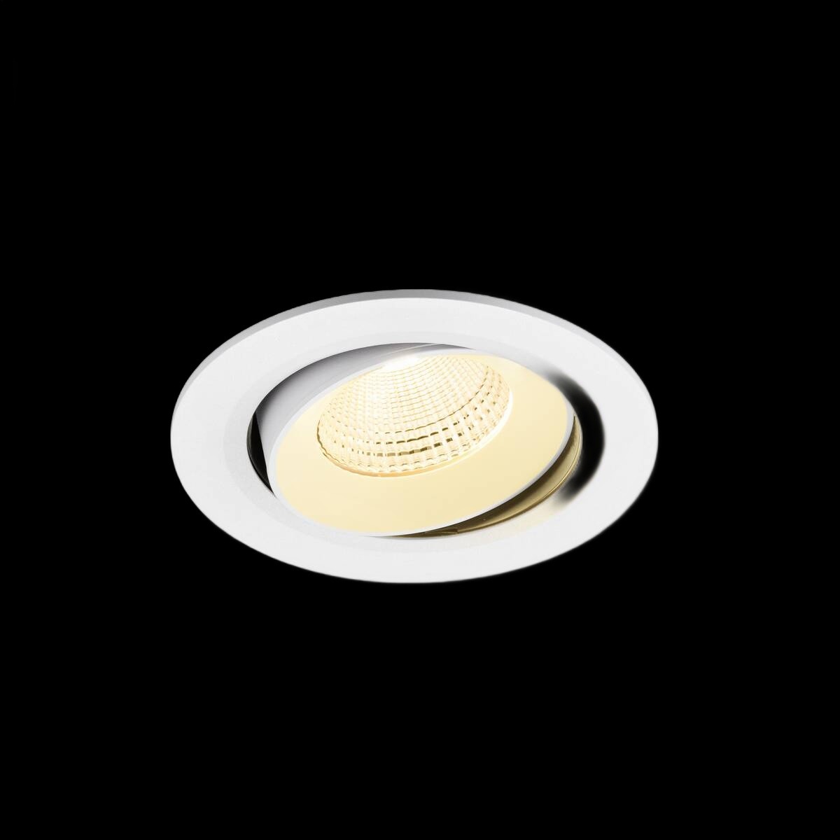NUMINOS® MOVE L, Deckeneinbauleuchte, 3000 K, 55°, IP20, rund, weiß