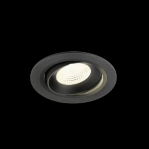 NUMINOS® MOVE L, Deckeneinbauleuchte, 4000 K, 55°, IP20, rund, schwarz