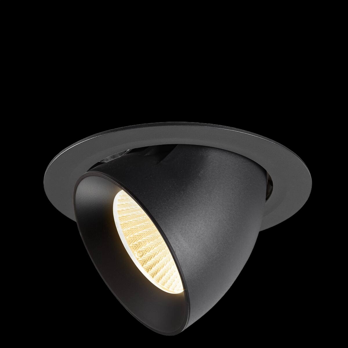 NUMINOS® GIMBLE XL, Deckeneinbauleuchte, 3000 K, 40°, schwarz