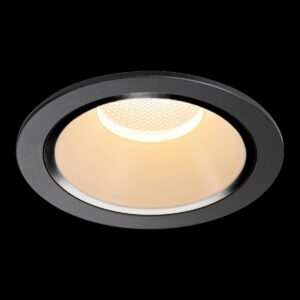 NUMINOS® XL, Deckeneinbauleuchte, 2700 K, 40°, IP20, rund, schwarz / weiß