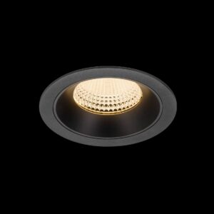 NUMINOS® XL, Deckeneinbauleuchte, 2700 K, 55°, IP20, rund, schwarz