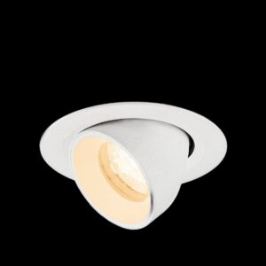 NUMINOS® GIMBLE XS, Deckeneinbauleuchte, 2700 K, 40°, IP20, rund, weiß