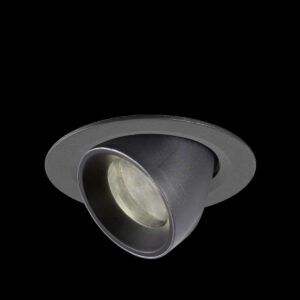 NUMINOS® GIMBLE XS, Deckeneinbauleuchte, 4000 K, 20°, IP20, rund, schwarz