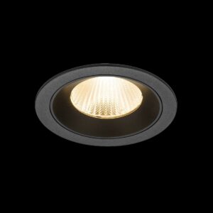 NUMINOS® L, Deckeneinbauleuchte, 2700 K, 40°, IP20, rund, schwarz