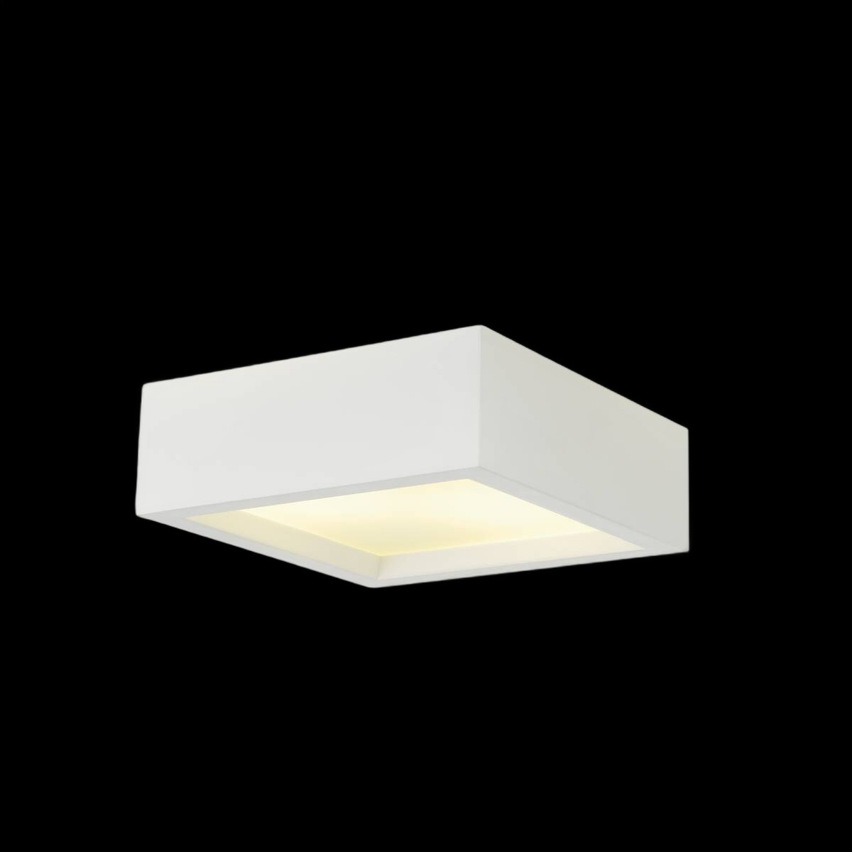 PLASTRA 104, Deckenleuchte, TC-DSE, eckig, weißer Gips, max. 50 W – Bild 2